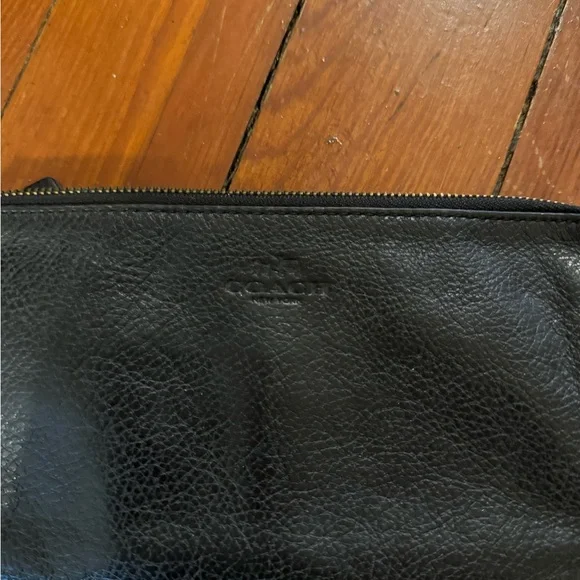Coach Black Leather Wristlet - Picture 2 of 6